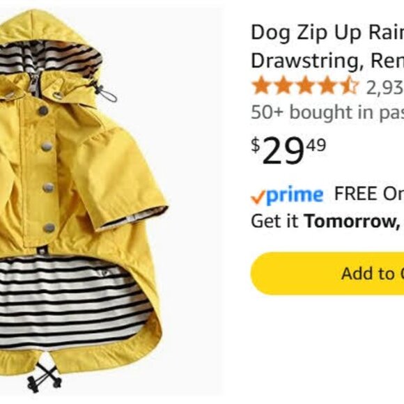 Medium size Dog Raincoat - Picture 6 of 6